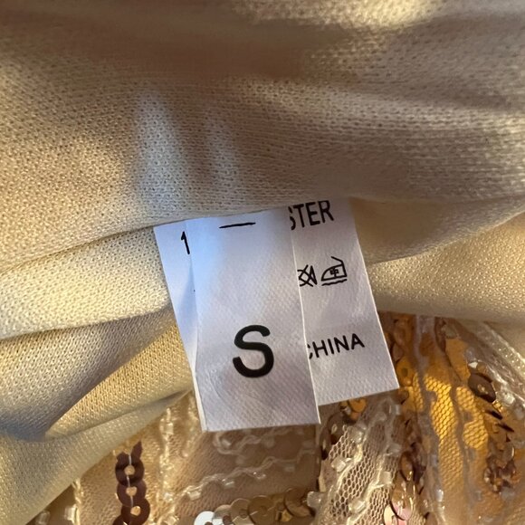 Glamorous Gold Sequin Midi Dress - Picture 7 of 8